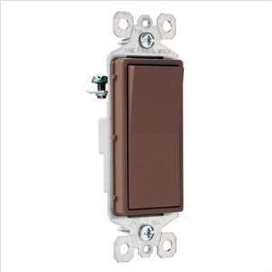   15A120V Decorator Switch Single Pole in Brown