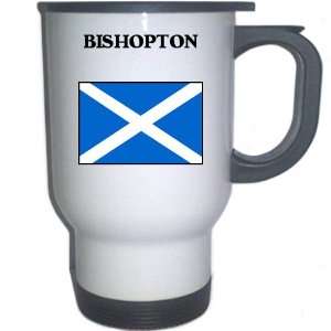  Scotland   BISHOPTON White Stainless Steel Mug 