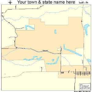  Street & Road Map of Fairview, Illinois IL   Printed 