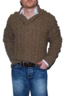   Ralph Lauren Purple Label Mens Cashmere Shawl Sweater Large Clothing