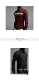 Guys_New Casual Dress Basic Collar Slim Shirts BLACK SIZE XS,S,M no.30 