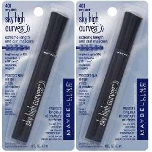   Curves Extreme Length and Curl Mascara #401 Very Black (Qty, Of 2
