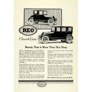   Coupe Sedan Reo Motor Car Co   Original Print Ad