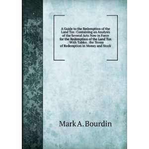   of Redemption in Money and Stock Mark A. Bourdin  Books