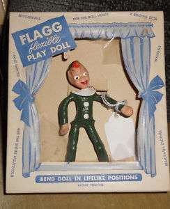 Doll Flagg Bend 4 PIXIE Hand Painted Doll House box  