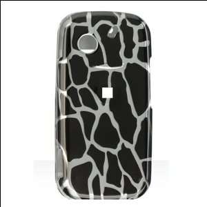  Pantech C740 Black Silver Giraffe 2 Piece Hard Case Cover 