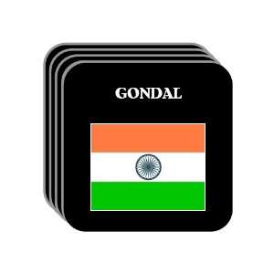 India   GONDAL Set of 4 Mini Mousepad Coasters 