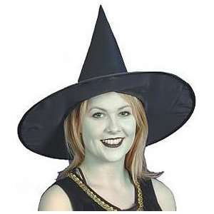  BLACK SATIN WITCHES HAT