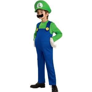 Lets Party By Rubies Costumes Super Mario Bros.   Luigi Deluxe Toddler 