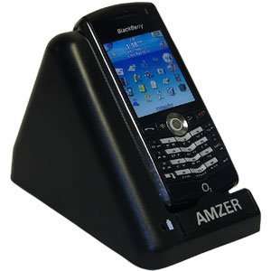  New Amzer Desktop Cradle Extra Battery Charging Slot For BlackBerry 