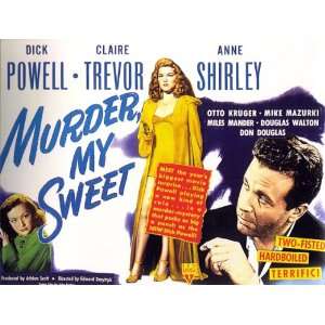  Murder My Sweet   Movie Poster   27 x 40