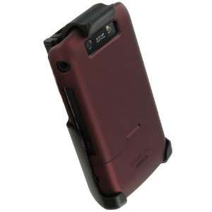  BlackBerry Storm 2 Rubberized Case and Holster (Red 
