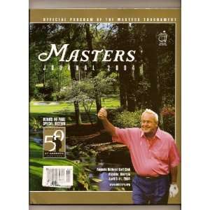  2004 Masters Journal Golf Program 