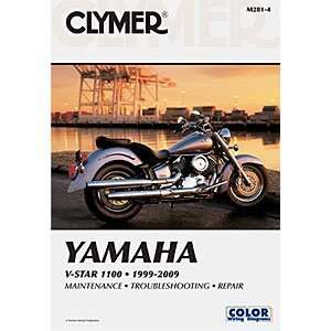   CLYMER REPAIR/SERVICE MANUAL YAMAHA XVS1100 V STAR 99 09 Automotive