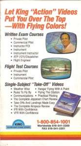 VHS KING TAKE OFF VIDEOS.IFR WITH CONFIDENCE  