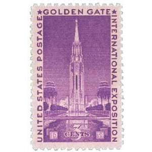 #852   1939 3c Golden Gate International Exposion Vertical 