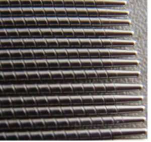 Striped metal Lice & Nit comb  