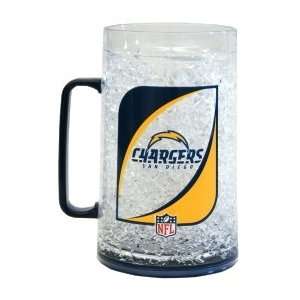   Diego Chargers Crystal Freezer Mug   Monster Size