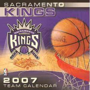  Sacramento Kings 2007 Box Calendar