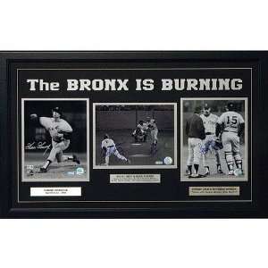  Bronx Is Burning Autographed Collage   Framed   New 