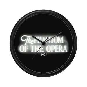  The Phantom of the Opera 1925 Black and white Wall Clock 