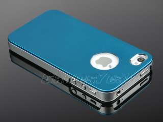 Blue Ultra Thin Aluminum frosted Hard Case For iPhone ATT Verizon 