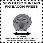 Great Cast Iron BACON PRESS Pig Design
