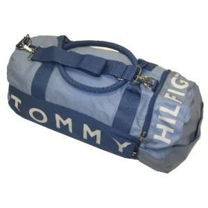  Tommy Hilfiger Big Logo Duffle Bag (Blue/gray) Clothing