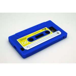 Line Samsung Galaxy S2 i9100 Restro Cassette Tape Silicone Case   Blue 