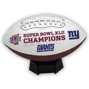 New York Giants Full Size Commemorative Champion Season Football 