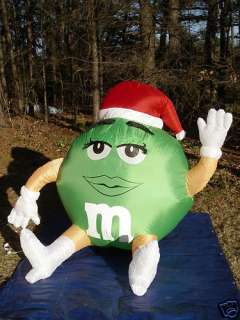 NEW 5 Lighted Christmas M & M Airblown Inflatable  
