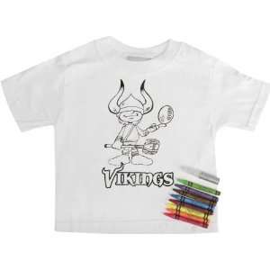  Minnesota Vikings Toddler MagiCrayon Coloring Tee Shirt 