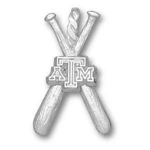  Texas A&M Aggies Solid Sterling Silver ATM Bats 