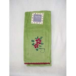 Be Merry   Kay Dee Designs Embroidered Christmas Terry Towel (1 