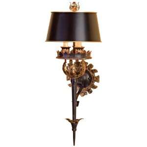  Currey and Company Duke 26 High Plug In Wall Sconce