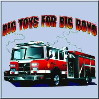 Big Toys Boys Fire Engine T Shirts KIDS 6 8,10 12,14 16  