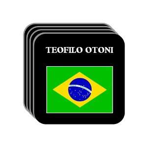  Brazil   TEOFILO OTONI Set of 4 Mini Mousepad Coasters 