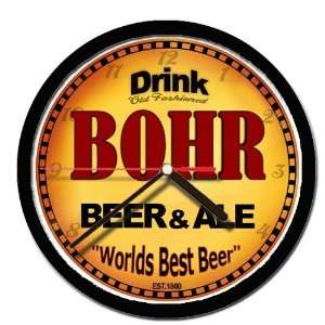  BOHR beer and ale cerveza wall clock 