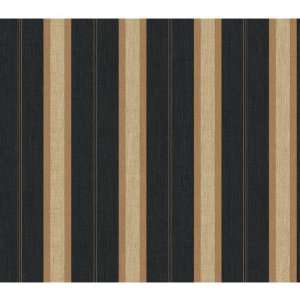   By Color BC1580782 Black and Tan Pinstripe Wallpaper