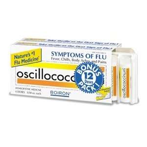Oscillococcinum natural flu relief quick dissolving pellets by Boiron 