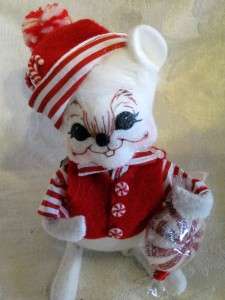NWT Annalee 6 Peppermint Boy Mouse 2007 Christmas Doll  