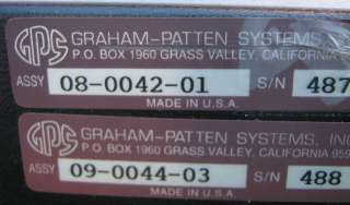GRAHAM PATTEN SYSTEMS DIGITAL AUDIO MIXER D/ESAM 820  