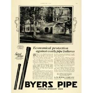   Pipe Robert Mears Home Tenafly NY   Original Print Ad
