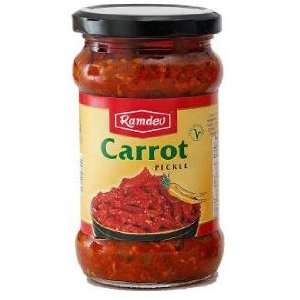 Ramdev Carrot Pickle 283g  Grocery & Gourmet Food