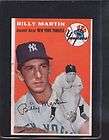 1954 Topps 13 Billy Martin VG #D285
