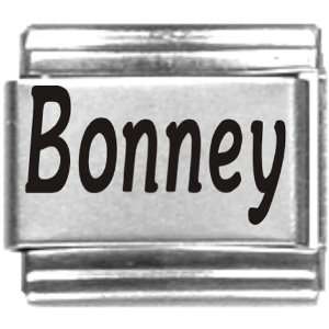  Bonney Laser Name Italian Charm Link Jewelry