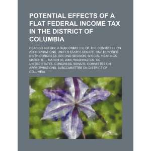  Potential effects of a flat federal income tax in the 