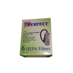  10 Quart Perfect Certified HEPA Media Filters   6 pack 