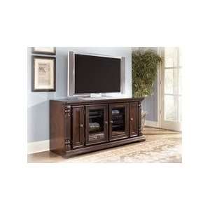  Dark Brown Finish Wooden TV Stand Media Chest Furniture & Decor