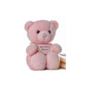  My Baby Sister Plush Pink Teddy Bear By Aurora Toys 